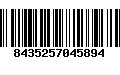 Código de Barras 8435257045894