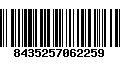 Código de Barras 8435257062259