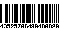 Código de Barras 8435257064994000295