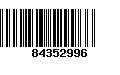 Código de Barras 84352996