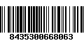 Código de Barras 8435300668063