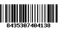 Código de Barras 8435307404138