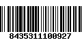 Código de Barras 8435311100927