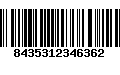 Código de Barras 8435312346362