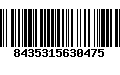 Código de Barras 8435315630475