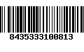 Código de Barras 8435333100813