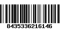 Código de Barras 8435336216146