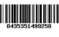 Código de Barras 8435351499258