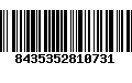 Código de Barras 8435352810731