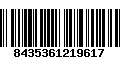 Código de Barras 8435361219617