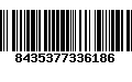 Código de Barras 8435377336186