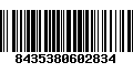 Código de Barras 8435380602834