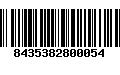 Código de Barras 8435382800054