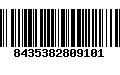 Código de Barras 8435382809101