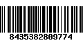 Código de Barras 8435382809774