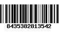 Código de Barras 8435382813542