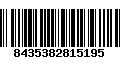 Código de Barras 8435382815195