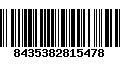 Código de Barras 8435382815478