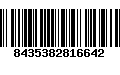 Código de Barras 8435382816642