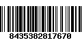 Código de Barras 8435382817670