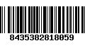 Código de Barras 8435382818059