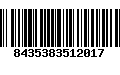 Código de Barras 8435383512017