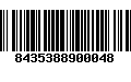 Código de Barras 8435388900048