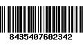 Código de Barras 8435407602342
