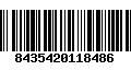 Código de Barras 8435420118486