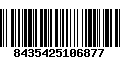 Código de Barras 8435425106877