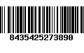 Código de Barras 8435425273890