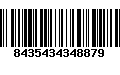Código de Barras 8435434348879