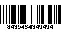 Código de Barras 8435434349494