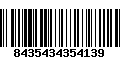 Código de Barras 8435434354139