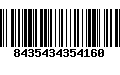 Código de Barras 8435434354160
