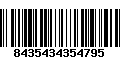 Código de Barras 8435434354795