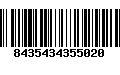 Código de Barras 8435434355020