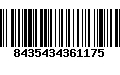 Código de Barras 8435434361175