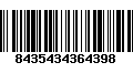 Código de Barras 8435434364398