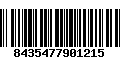 Código de Barras 8435477901215