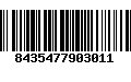 Código de Barras 8435477903011