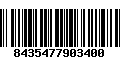 Código de Barras 8435477903400