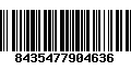 Código de Barras 8435477904636