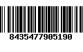 Código de Barras 8435477905190