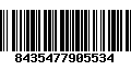 Código de Barras 8435477905534