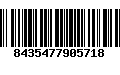 Código de Barras 8435477905718
