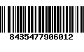 Código de Barras 8435477906012