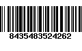 Código de Barras 8435483524262