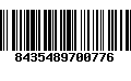 Código de Barras 8435489700776