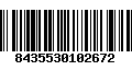 Código de Barras 8435530102672